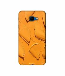 Amazon Brand - Solimo Designer Yellow Texture Wall 3D Printed Hard Back Case Mobile Cover for Samsung Galaxy J4 Core