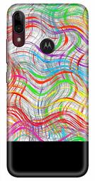 Amazon Brand - Solimo Designer Abstract 3D Printed Hard Back Case Mobile Cover for Motorola Moto E6s / Motorola Moto E6 Plus