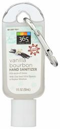 365 Everyday Value, Hand Sanitizing Gel, Vanilla Bourbon, 1 fl oz