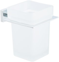 AmazonBasics AB-BR828-PC – Soporte para escobilla de WC, cromo pulido