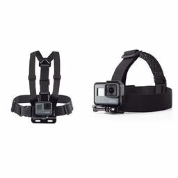 AmazonBasics Head Strap Camera Mount for GoPro & Chest Mount Harness for GoPro cameras