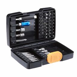 AmazonBasics Screwdriver and Nut Driver Bit Set - 48-Piece, Chrome Vanadium and S2 Steel (Renewed)