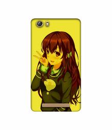 Amazon Brand - Solimo Designer DJ Girl Vector 3D Printed Hard Back Case Mobile Cover for Gionee Marathon M5 lite