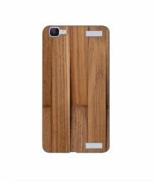 Amazon Brand - Solimo Designer Wooden Art 3D Printed Hard Back Case Mobile Cover for Vivo V1 Max