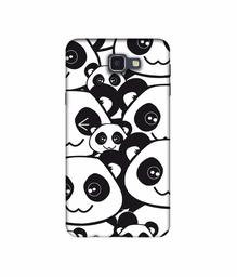 Amazon Brand - Solimo Designer Panda Texture UV Printed Soft Back Case Mobile Cover for Samsung Galaxy J5 Prime