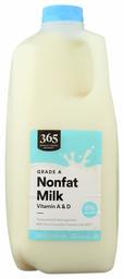 365 Whole Foods Market, Grade A Nonfat Milk, 64 Fl Oz (Packaging May Vary)