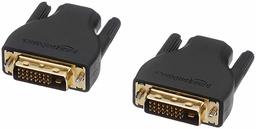 (Renewed) AmazonBasics HDMI to DVI-D Adapter - 2-Pack,Black