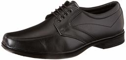 Nubeno Men's Black Leather Formal Shoes-8 UK (42 EU) (9001)