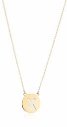 ellie byrd 10k Gold Two Tone Initial 