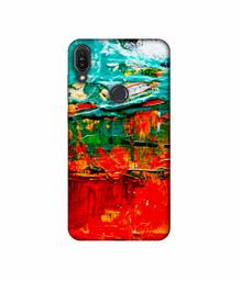 Amazon Brand - Solimo Designer Green and Orange Glass Color 3D Printed Hard Back Case Mobile Cover for Asus Zenfone Max Pro M1 ZB601KL