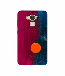 Amazon Brand - Solimo Designer Pink and Blue Brush Texture 3D Printed Hard Back Case Mobile Cover for Asus Zenfone 3 Max ZC553KL