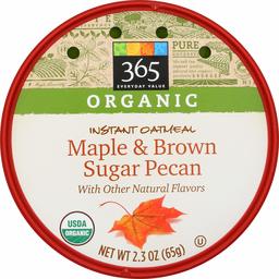 365 Everyday Value, Organic Instant Oatmeal, Maple & Brown Sugar Pecan, 2.29 oz