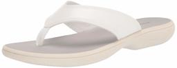 Amazon Essentials Thong Sport with Molded Outsole flip-Flop-Sandals, weiß, 11