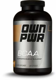 OWN PWR BCAA (Branched Chain Amino Acid ) 1000 MG per Serving (2 Capsules), 400 Capsules, Value Size