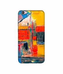 Amazon Brand - Solimo Designer Multicolor Squre Blocks 3D Printed Hard Back Case Mobile Cover for Vivo V5 Plus