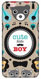 Amazon Brand - Solimo Designer Cute Little Boy Pattern 3D Printed Hard Back Case Mobile Cover for Apple iPhone 6s Plus