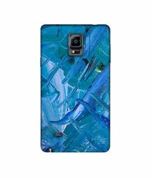 Amazon Brand - Solimo Designer Blue Paint 3D Printed Hard Back Case Mobile Cover for Samsung Galaxy Note 4