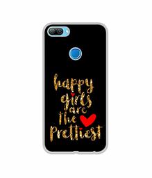 Amazon Brand - Solimo Designer Happy Girls are The Prettiest UV Printed Soft Back Case Mobile Cover for Honor 9N