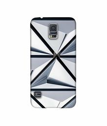 Amazon Brand - Solimo Designer Hexagon Texture 3D Printed Hard Back Case Mobile Cover for Samsung Galaxy S5 i9600