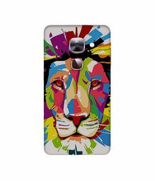 Amazon Brand - Solimo Designer Lion Multicolor Vector 3D Printed Hard Back Case Mobile Cover for LeEco Le Max 2