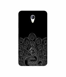 Amazon Brand - Solimo Designer Peacock Pattern 3D Printed Hard Back Case Mobile Cover for Micromax Canvas Unite 2 A106