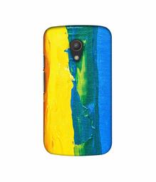 Amazon Brand - Solimo Designer Multicolor Line Color On Canvas 3D Printed Hard Back Case Mobile Cover for Motorola Moto G 2nd Generation