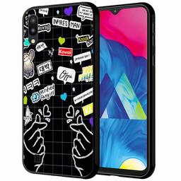 Amazon Brand - Solimo Designer Hearts Printed Hard Back Case Mobile Cover for Samsung Galaxy M10 (D1257)