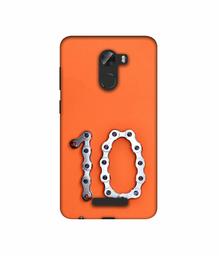 Amazon Brand - Solimo Designer Number Ten 3D Printed Hard Back Case Mobile Cover for Gionee A1 Lite