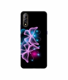 Amazon Brand - Solimo Designer Butterflies Neon Light 3D Printed Hard Back Case Mobile Cover for Vivo S1 / Vivo Z1x