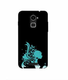 Amazon Brand - Solimo Designer Lady Vector N 3D Printed Hard Back Case Mobile Cover for Coolpad Note 3 Lite