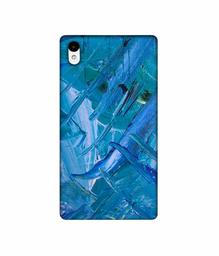 Amazon Brand - Solimo Designer Blue Paint 3D Printed Hard Back Case Mobile Cover for Sony Xperia Z2