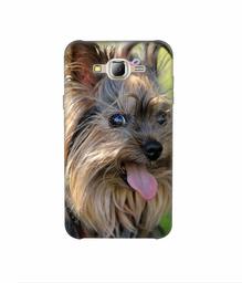 Amazon Brand - Solimo Designer Hairy Puppy 3D Printed Hard Back Case Mobile Cover for Samsung Galaxy J2 (2016)