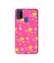 Amazon Brand - Solimo Designer Little Princess Pattern 3D Printed Hard Back Case Mobile Cover for Samsung Galaxy M21 / M30s