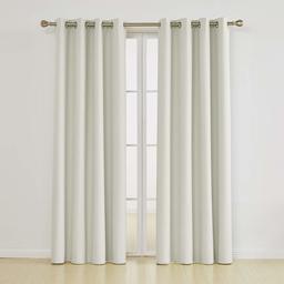 Umi.Essentials Foam Coated Blackout Curtains with Eyelets, 245x140