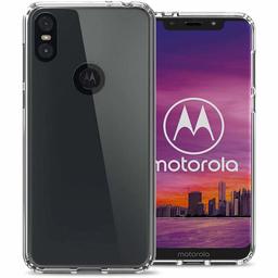 Amazon Brand - Solimo Mobile Cover for Motorola One (Soft & Flexible Back Case), Transparent