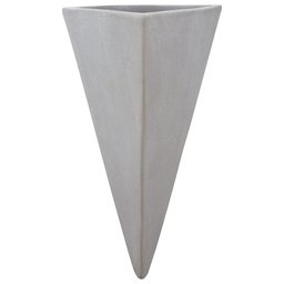 Amazon Brand – Rivet Triangular Wall Mount Vase, 8.75