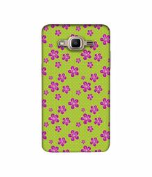 Amazon Brand - Solimo Designer Pink Flower Patterns 3D Printed Hard Back Case Mobile Cover for Samsung Galaxy J2 Prime