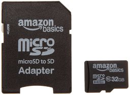 Amazonベーシック micro SDHCカード 32GB class10 SDアダプター付