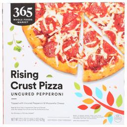 365 by Whole Foods Market, Frozen Rising Crust Pizza, Uncured Pepperoni, 22.1 Ounce