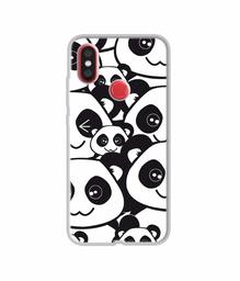 Amazon Brand - Solimo Designer Panda Texture UV Printed Soft Back Case Mobile Cover for Mi A2