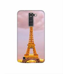 Amazon Brand - Solimo Designer Eiffel Tower Paris 3D Printed Hard Back Case Mobile Cover for LG K7