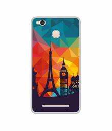 Amazon Brand - Solimo Designer Colored Paris UV Printed Soft Back Case Mobile Cover for Mi Redmi 3S Prime