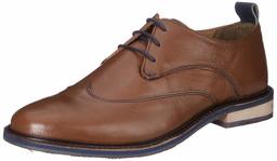 Amazon Brand - Symbol Men's Tan Leather Formal Shoes - 9 UK (AZ-WS-254B)