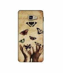 Amazon Brand - Solimo Designer Butterflies 3D Printed Hard Back Case Mobile Cover for Samsung Galaxy A7 (2016)