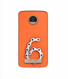 Amazon Brand - Solimo Designer Number Six 3D Printed Hard Back Case Mobile Cover for Motorola Moto Z Play