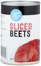 Amazon Brand - Happy Belly Sliced Beets,15 oz