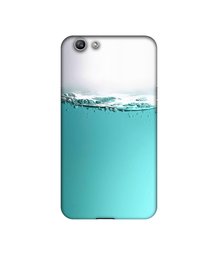 Amazon Brand - Solimo Designer Half Fill UV Printed Soft Back Case Mobile Cover for Oppo F1S