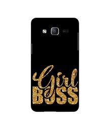 Amazon Brand - Solimo Designer Sparkle Girl Boss 3D Printed Hard Back Case Mobile Cover for Samsung Galaxy On7