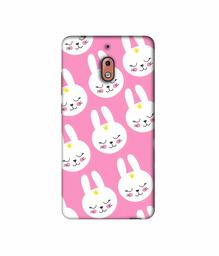 Amazon Brand - Solimo Designer Rabbit Pattern 3D Printed Hard Back Case Mobile Cover for Nokia 2.1