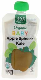 365 by Whole Foods Market, Organic Baby Food, Apple Spinach Kale, 4 Ounce